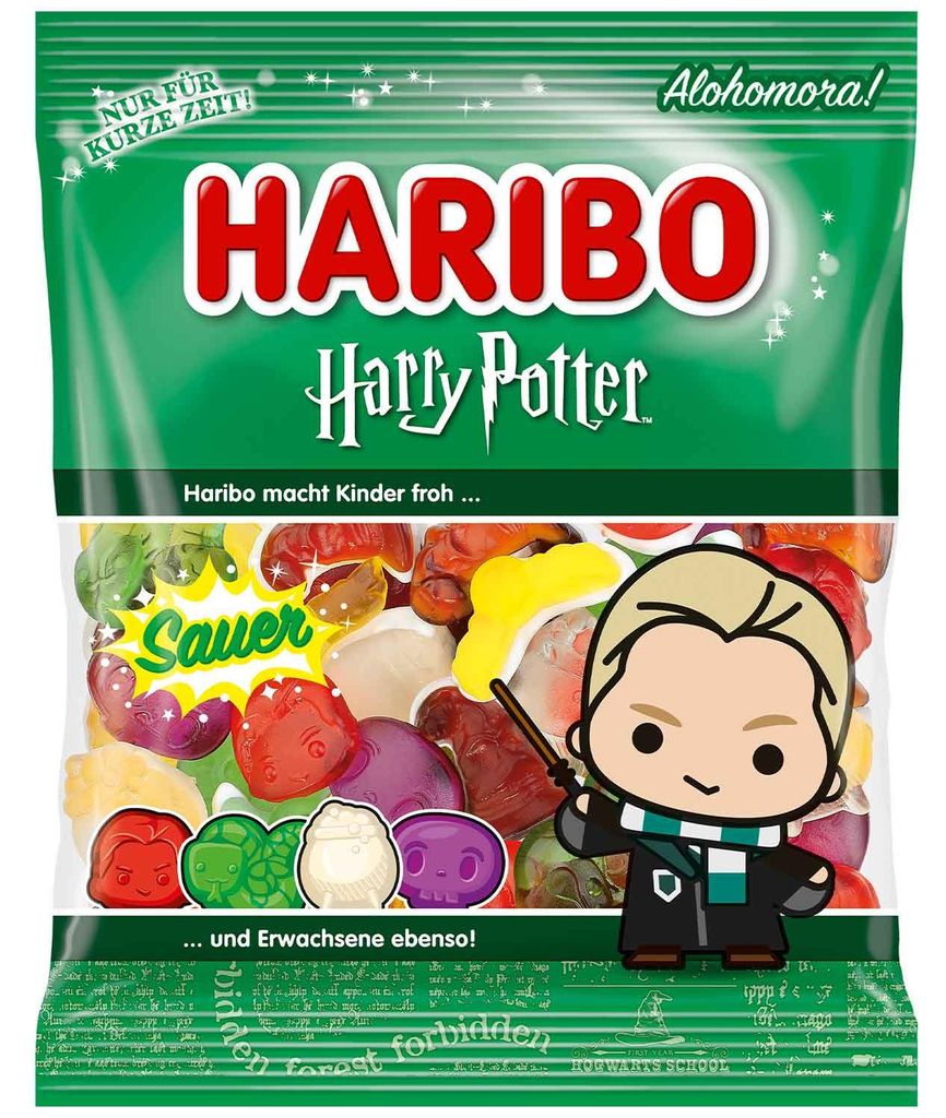 Gomme alla frutta Haribo Harry Potter Draco Malfoy Immagine del prodotto 