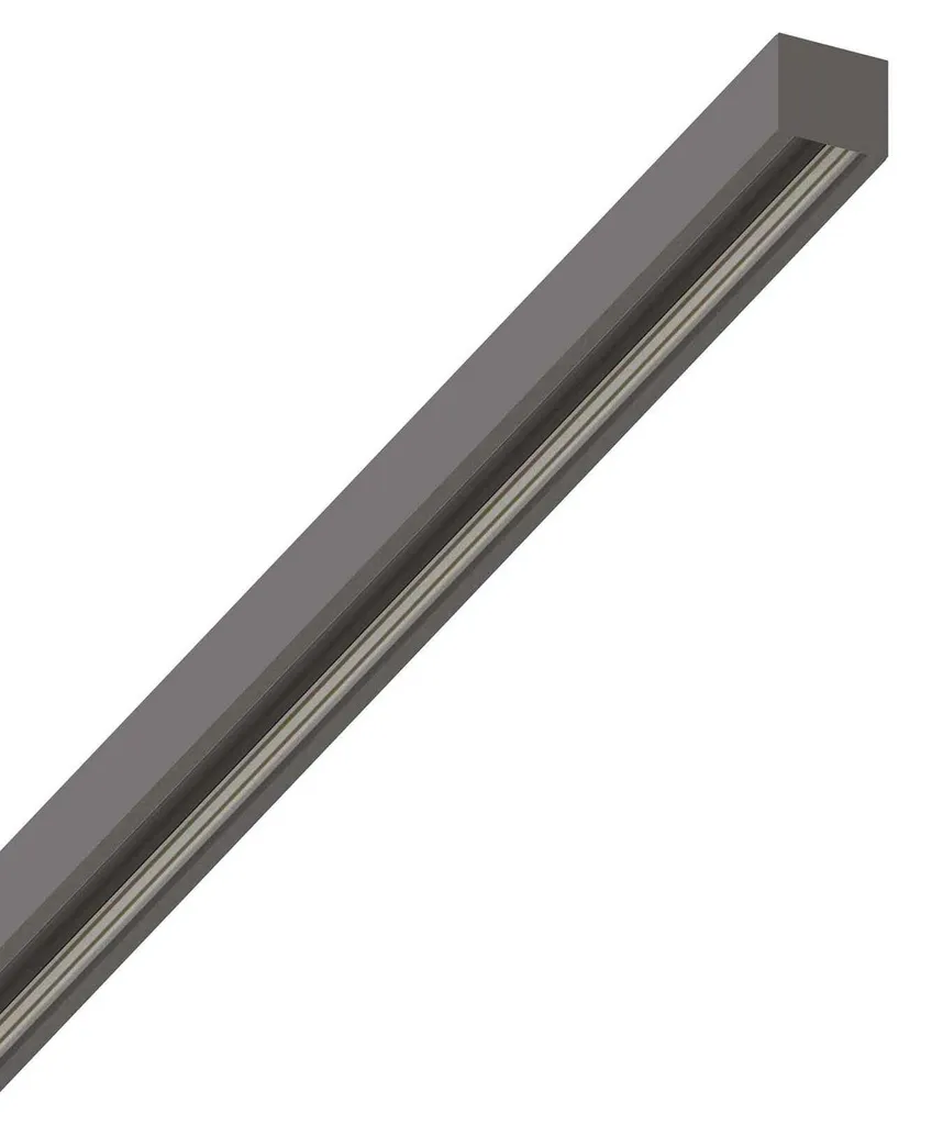 Ideal Lux Ego Profilé Aluminium 1000 mm 257877 - Design Ultra-Fin Noir