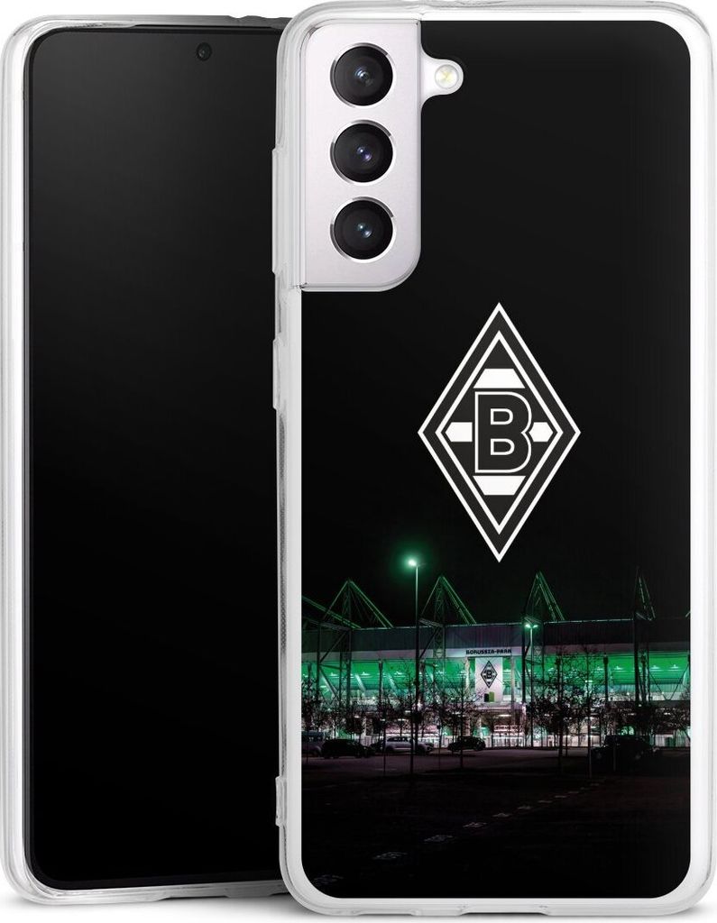DeinDesign Handyhülle für Samsung Galaxy S21 5G Silikon Hülle Case Smartphone Schutzhülle Borussia Mönchengladbach Offizielles Lizenzprodukt S...