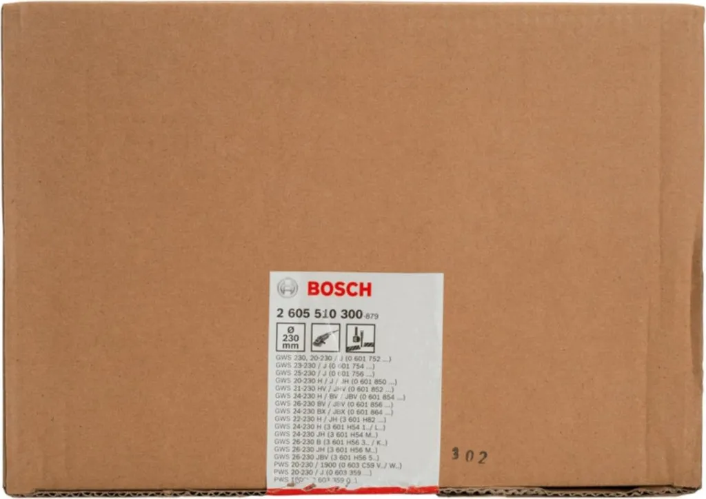 Accessorio Bosch GWS: Coperchio Protezione Ø 230 con Piastra - 1