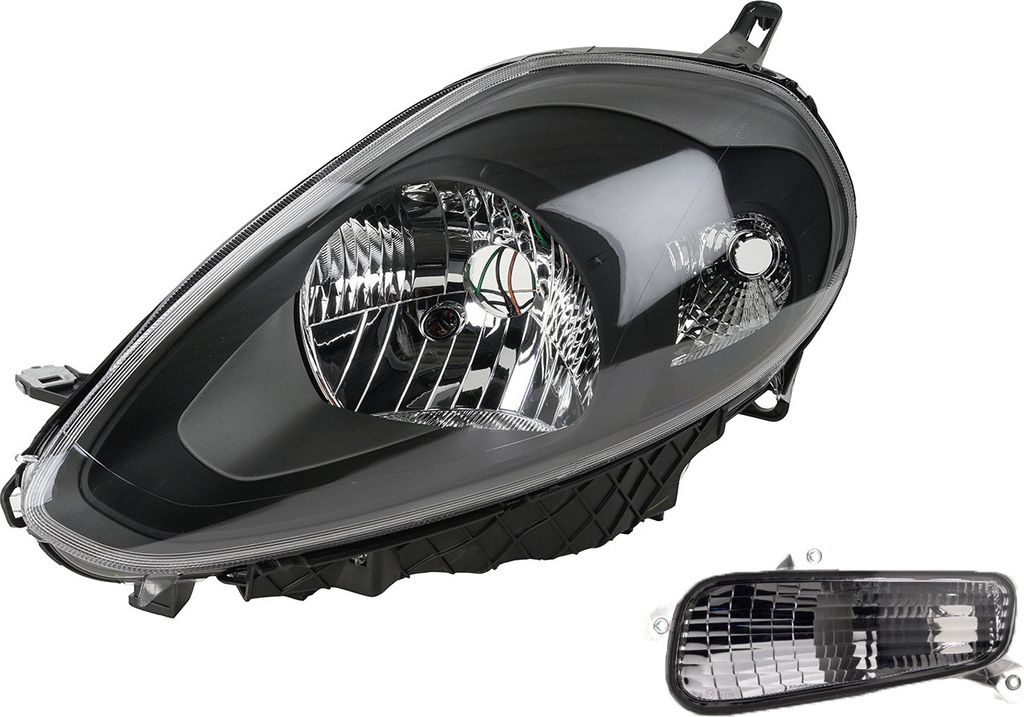 Johns, Scheinwerfer Halogen Front passend für Fiat Punto 199 10/09- H4 Links m. Blinker 51937147 51878732 0000051878732 0000051937147 51858823