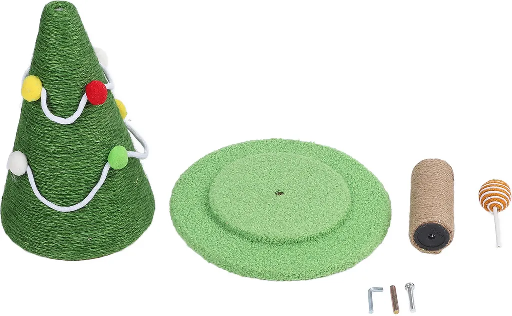 Arbre à chat de Noël pour protéger vos meubles griffoir sisal 47 cm
