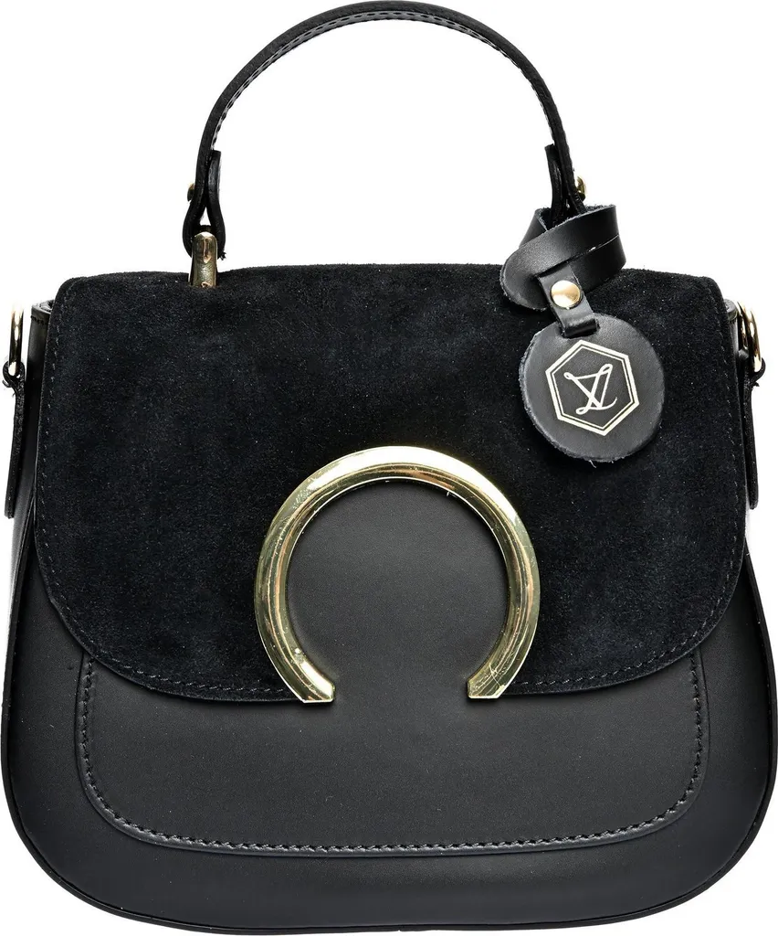 Sac bandoulière femme noir Luisa Vannini cuir AW25 - LV 3108 NERO