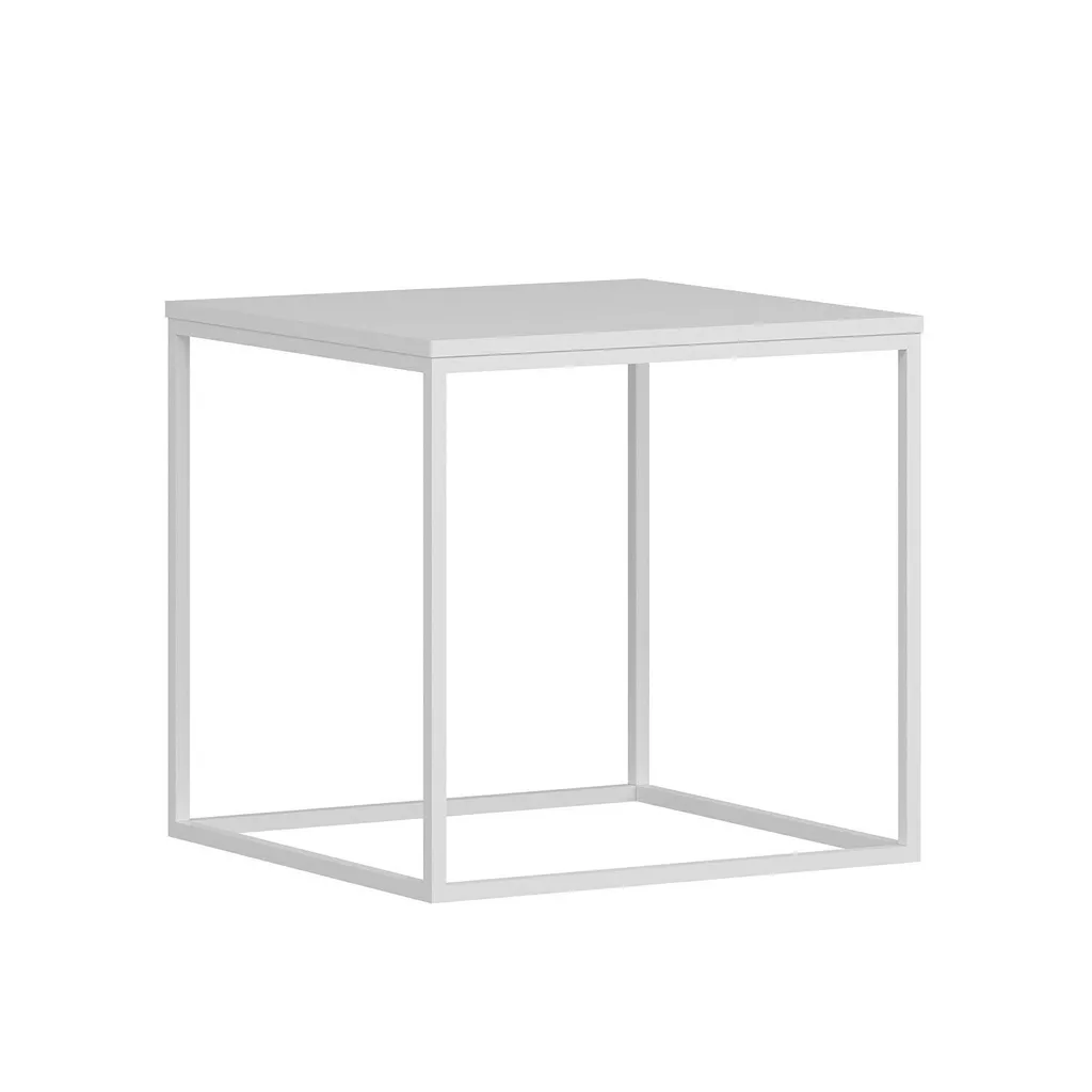 Petite Table d'appoint Blanche Basak de Skye Decor Style Scandinave Chic