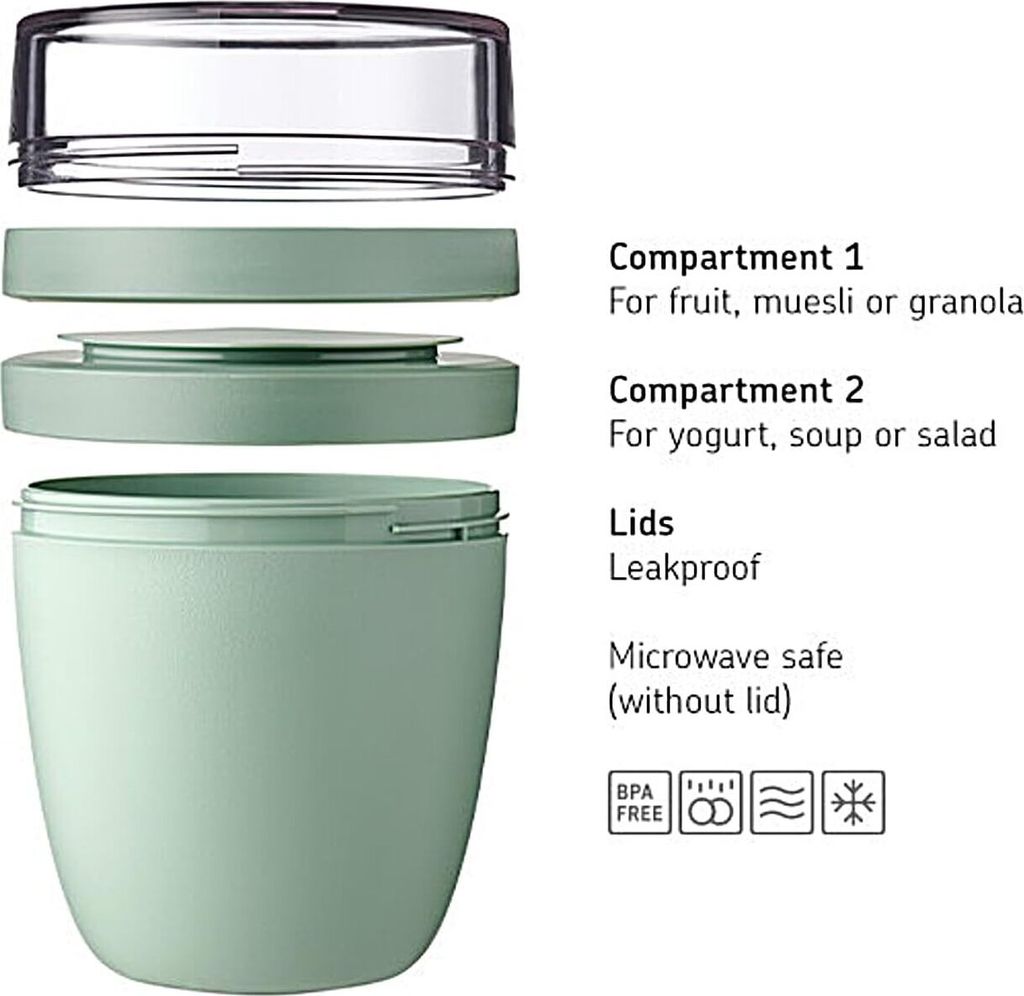 Mepal lunch pot ellipse - nordic sage Ellipse Lunchpot Produktbild 