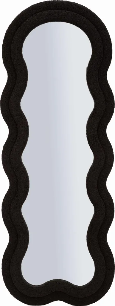 Miroir ours noir 160x60 cm - Cadre robuste et design pleine longueur