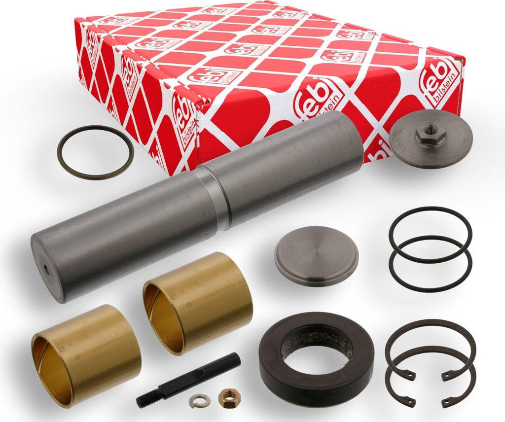 FEBI BILSTEIN Reparatursatz Achsschenkelbolzen 04312 unten passend für MERCEDES-BENZ NG 219mm 2mm 45mm 0,008kg