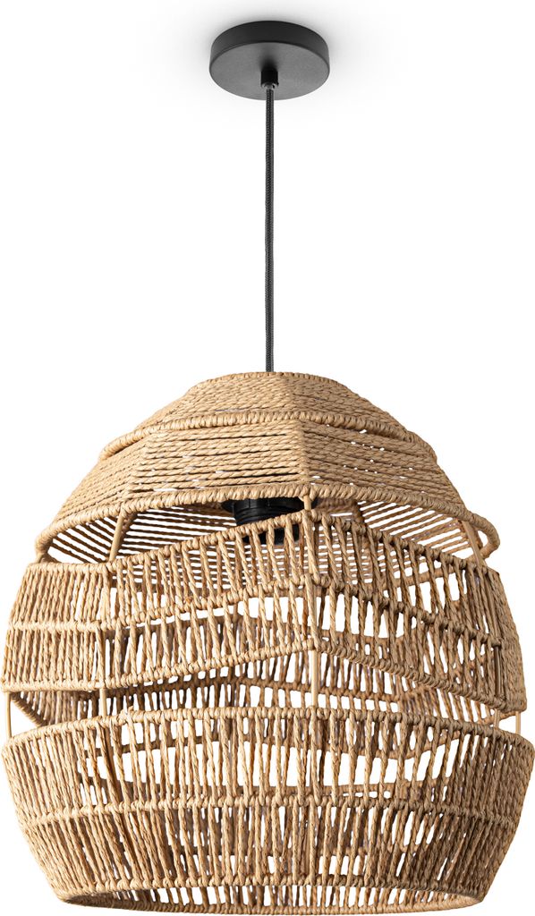 Pendelleuchte Wohnzimmer Boho Korbleuchten Pendellampe Rattan Hängeleuchte