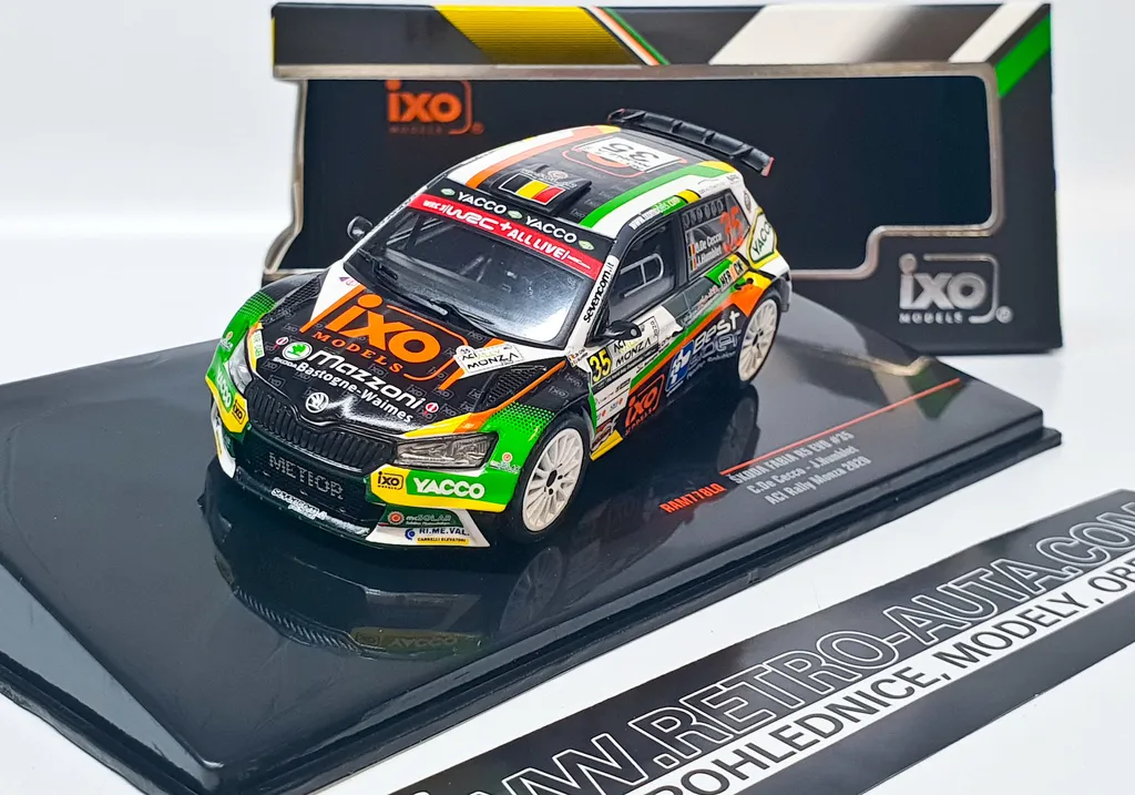 Voiture Miniature Škoda Fabia R5 Evo Rallye Monza IXO 1/43 de Collection