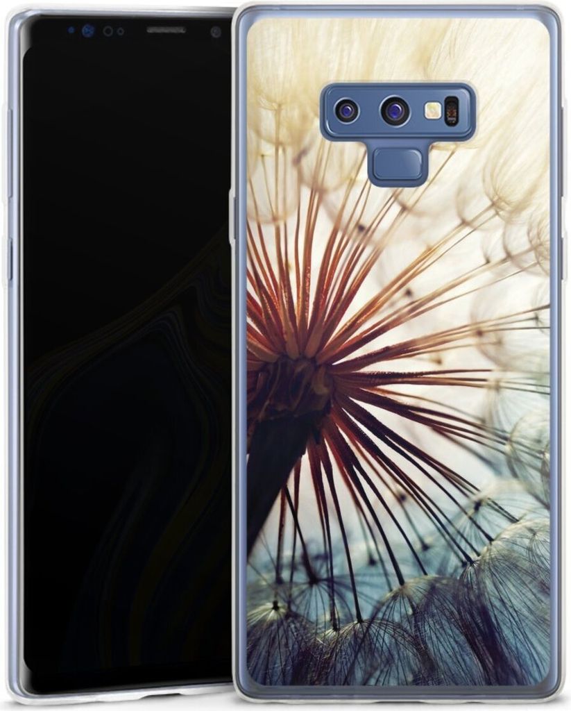 DeinDesign Slim Hülle für Samsung Galaxy Note 9 Silikon Case Ultra Dünn Handyhülle Blumen Fotografie Pusteblume
