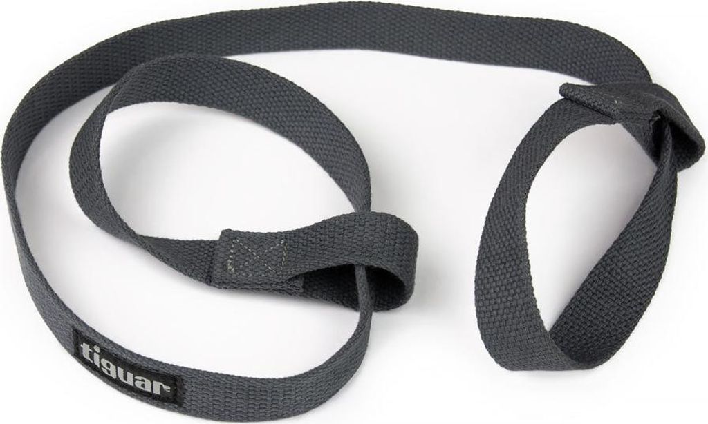 tiguar Matten-Tragegurt elastischer Transportgurt für Yogamatten & Gymnastikmatten leicht, robust, individuell einstellbar