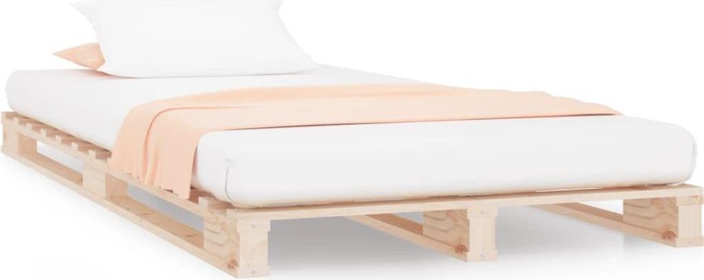 vidaXL Paletová postel 100x200 cm Borovicový masiv Obrázek produktu 