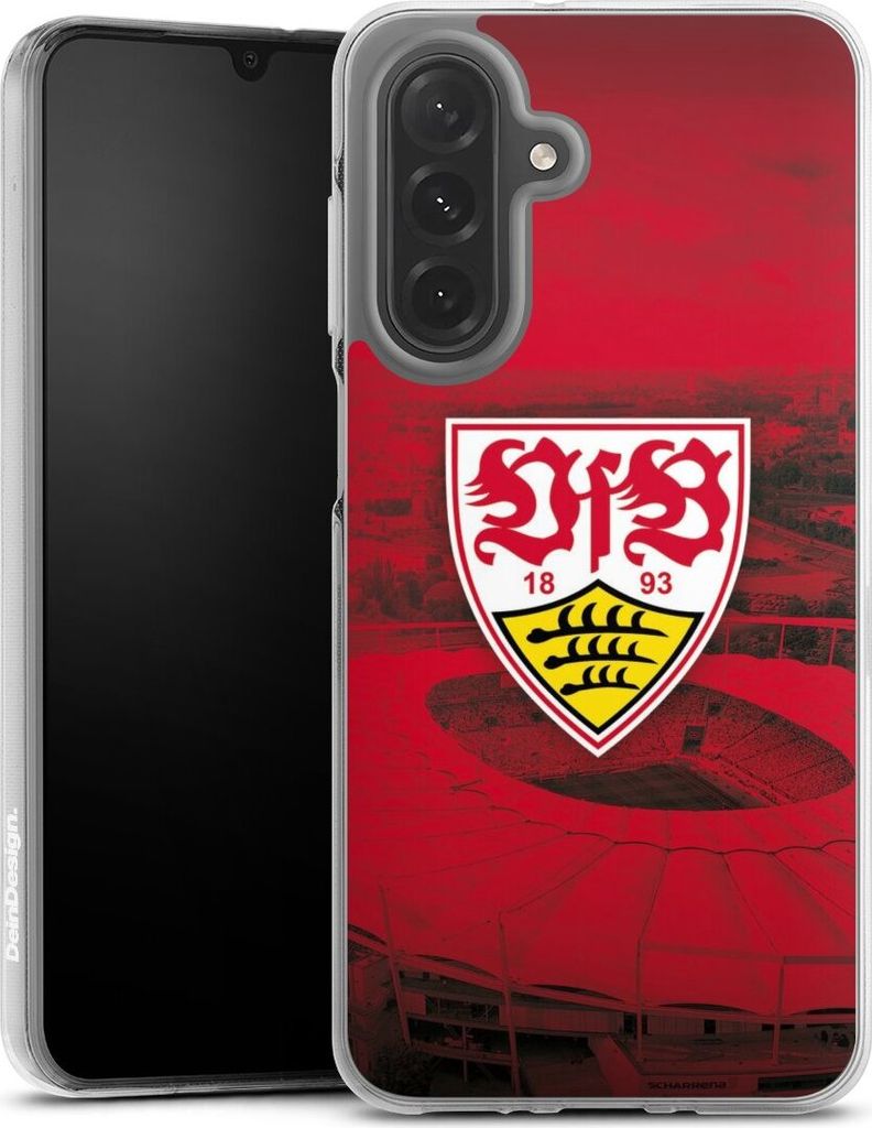 DeinDesign Handyhülle für Samsung Galaxy A26 Silikon Hülle Case Smartphone Schutzhülle Offizielles Lizenzprodukt Stadion VfB Stuttgart