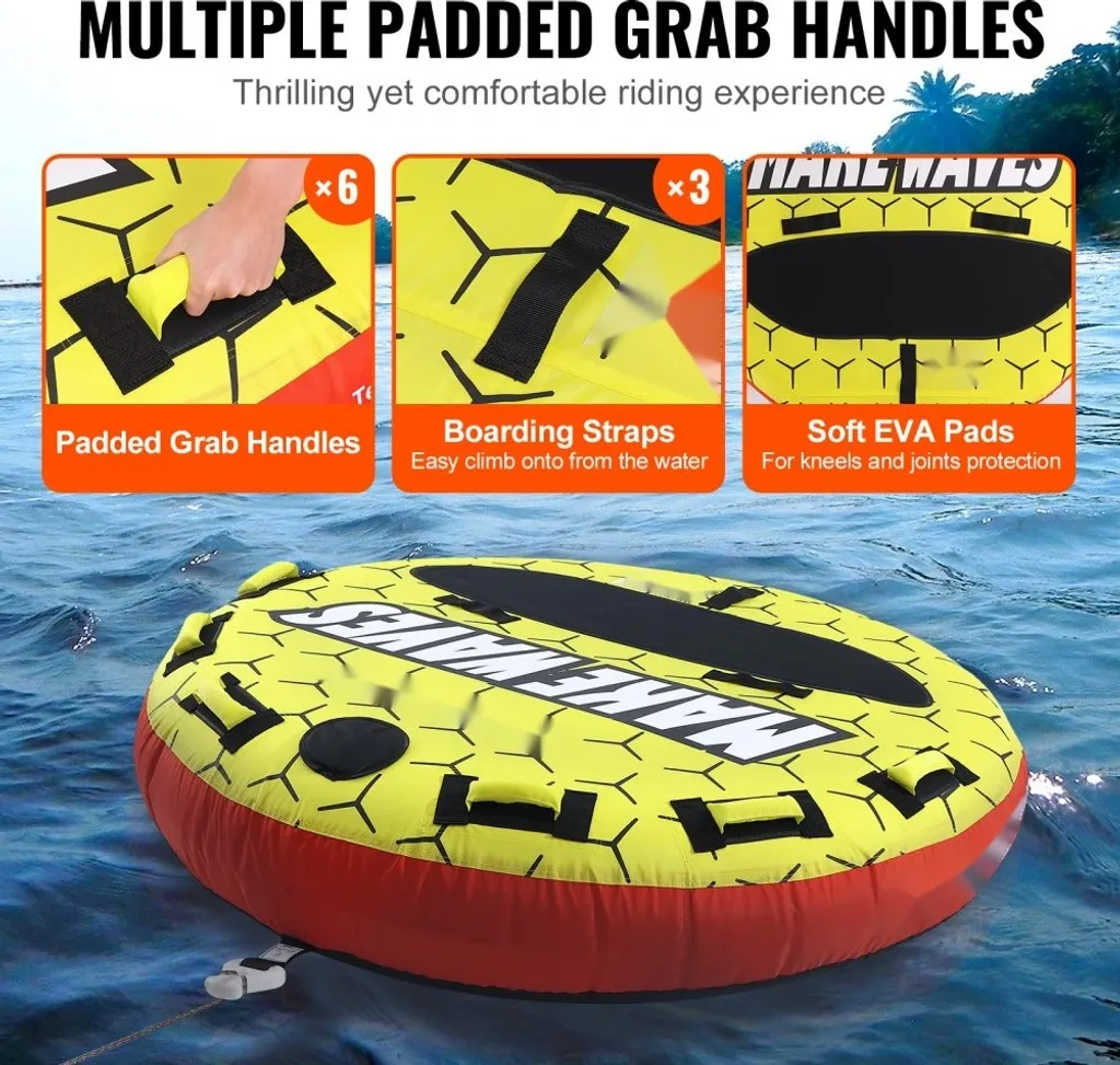 Bouée tractée 1-3 places avec protection nylon anti-déchirure