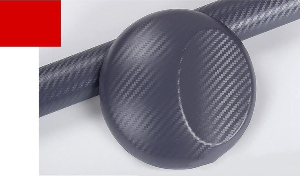 Carbon Fiber Style Wrapping Film 3D Verdickte Auto Außen Dekorative Schutz Wrap Rolle Aufkleber Aufkleber Dunkelgrau 1,52 m x 60 cm