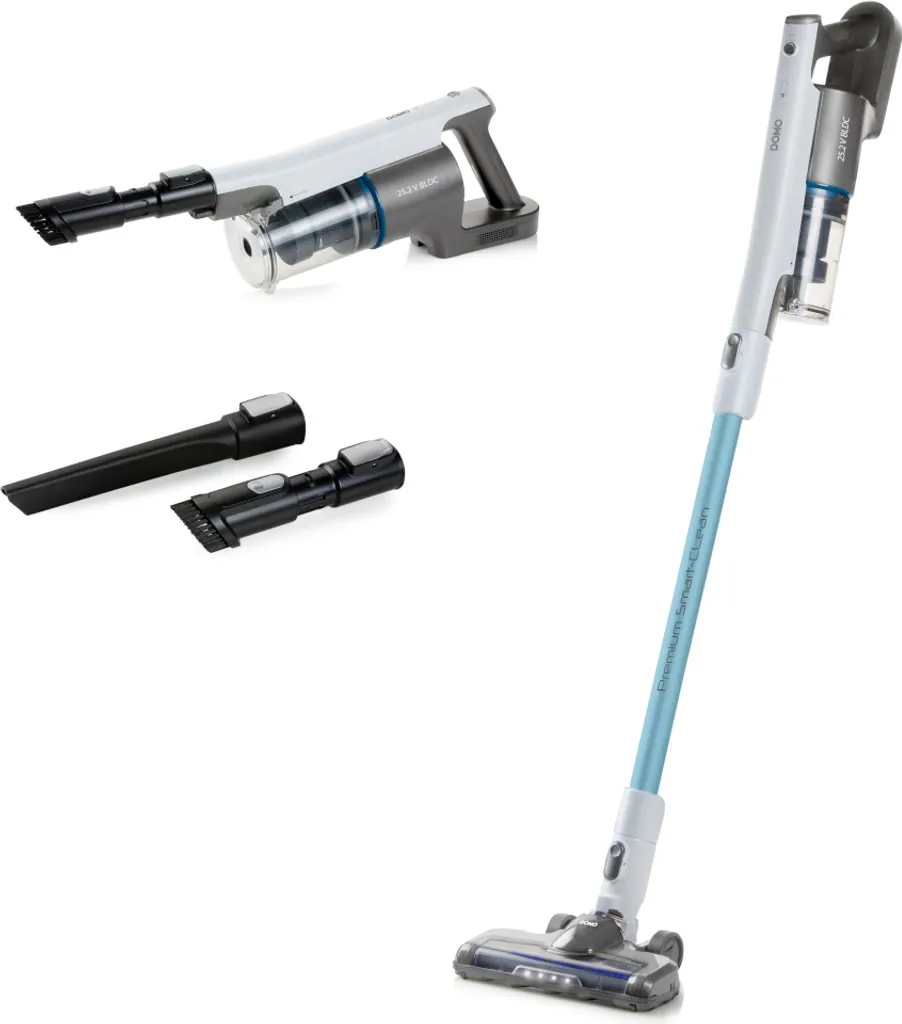 Aspirateur balai sans fil DOMO DO2035SV 2en1 puissant pour sols et mains