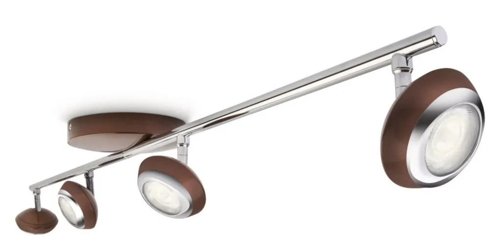 Éclairez vos zones d'ombre avec le plafonnier Philips Sepia 2 spots