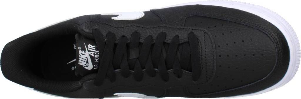 Nike Air Force 1 Low '07 Black White Pebbled Leather - EU: Produktbild 11