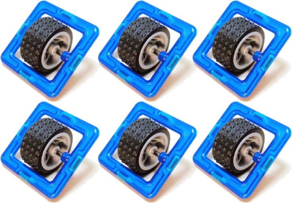 MAGFORMERS Einrad 6 Stück