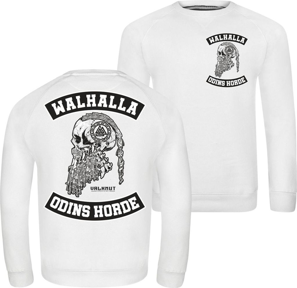 Herren Sweatshirt Walhalla Odins Horde