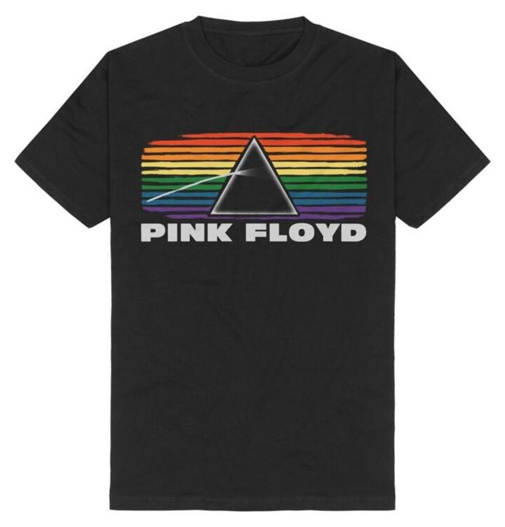Pink Floyd T-Shirt Herren Prism Painted Bars schwarz M