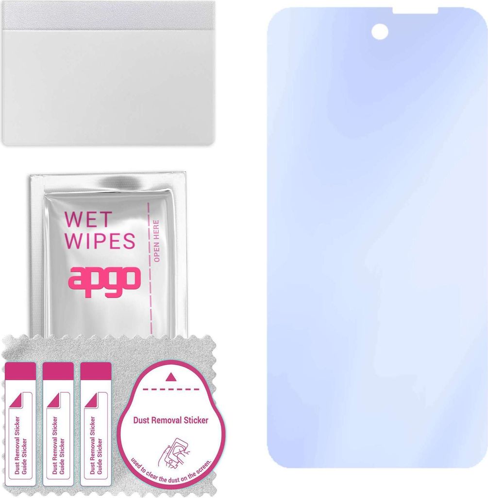 apgo Hybrid Schutzglas, kompatibel mit Ulefone Armor 25 Pro+, 9H Härte, Flexible Nano Glass PRO, toller Ersatz für Hartglas, kratzfester Displays...