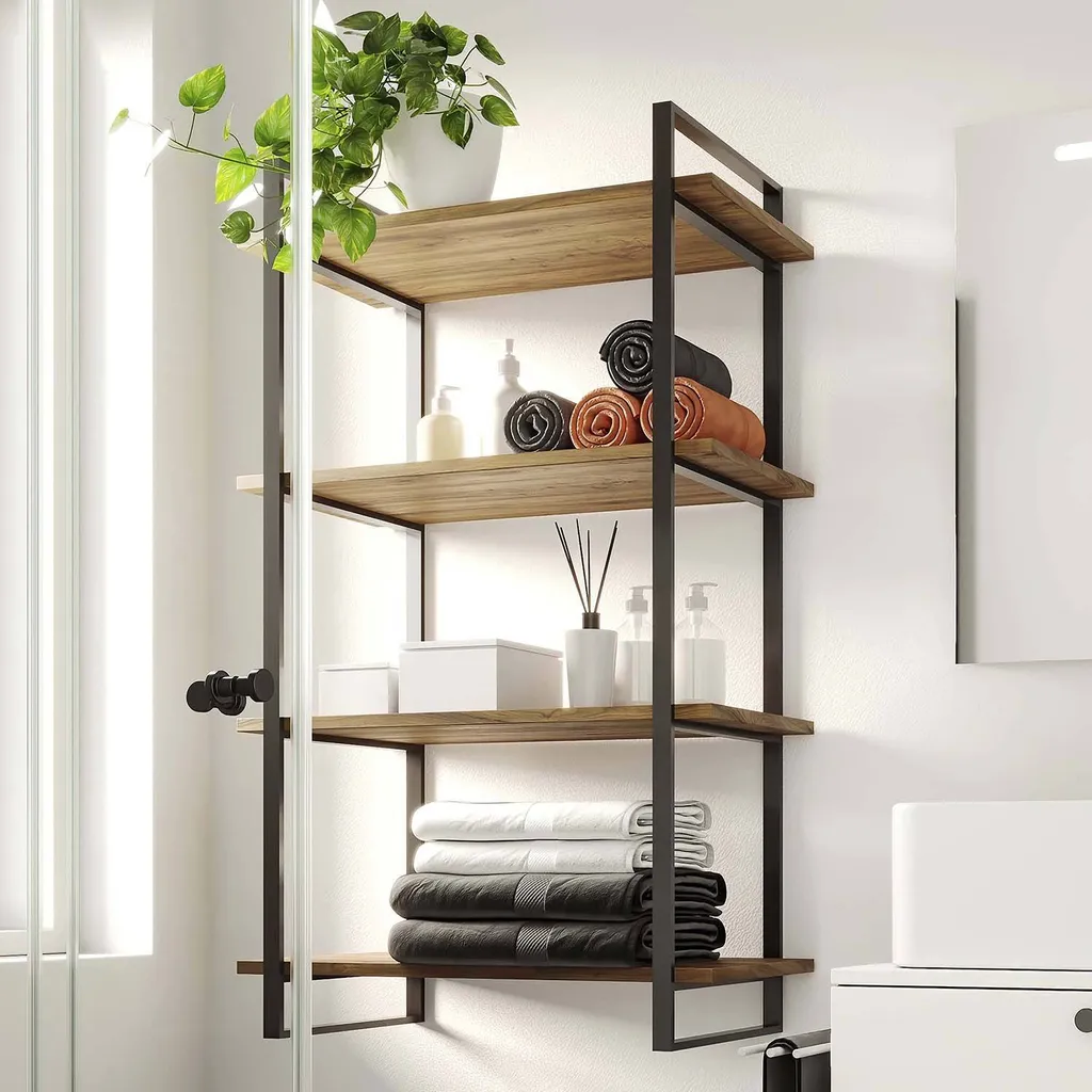 Étagère gain de place Lader avec structure stable et 5 tablettes - 13