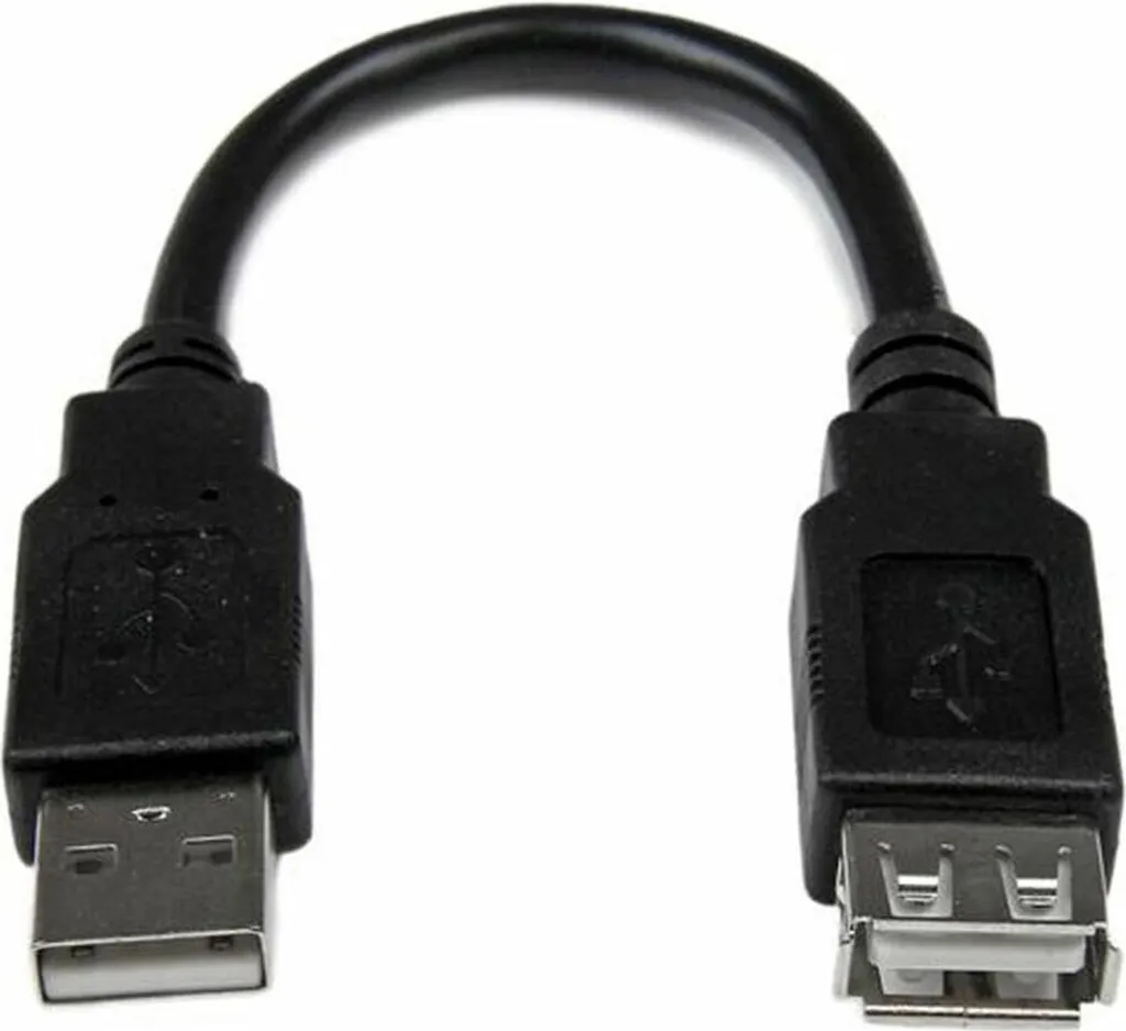 Prolunga USB 2.0 Startech 15cm Nero USBEXTAA6IN | Alta Qualità IT