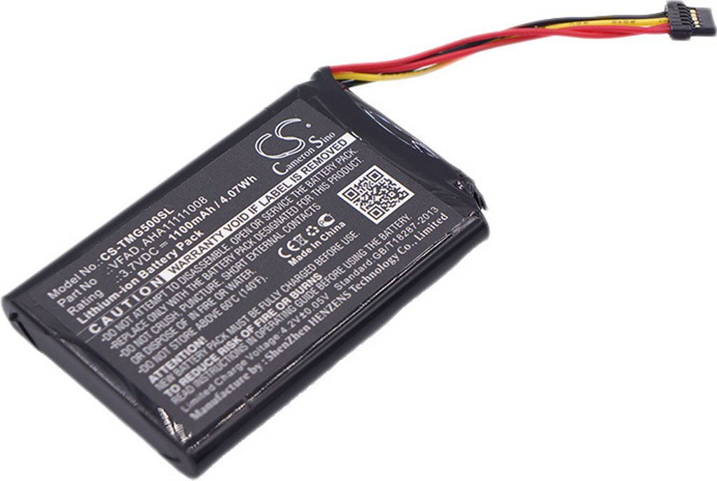 TECHTEK Batteria compatibile con [TomTom] 4FL50, 4FL60, Go Immagine del prodotto 