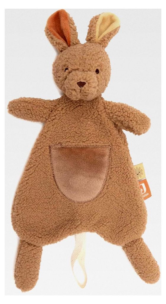 Schmusetuch für Babys – Kangaroots – Kuscheltier & Schnullertuch – Extra weich – Schnuffeltuch für Babys – Mit Befestigungsschlaufe –...
