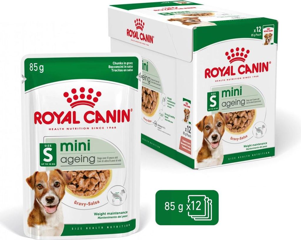 ROYAL CANIN Mini Ageing - cibo umido per cani - 12 x 85 g Immagine del prodotto 