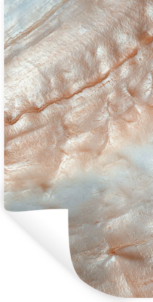 MuchoWow Wandtattoo Wandsticker Wandaufkleber Mineralien - Naturstein - Perlmutt 60x120 cm Selbstklebend und Repositionierbar - Selbstklebend - F...