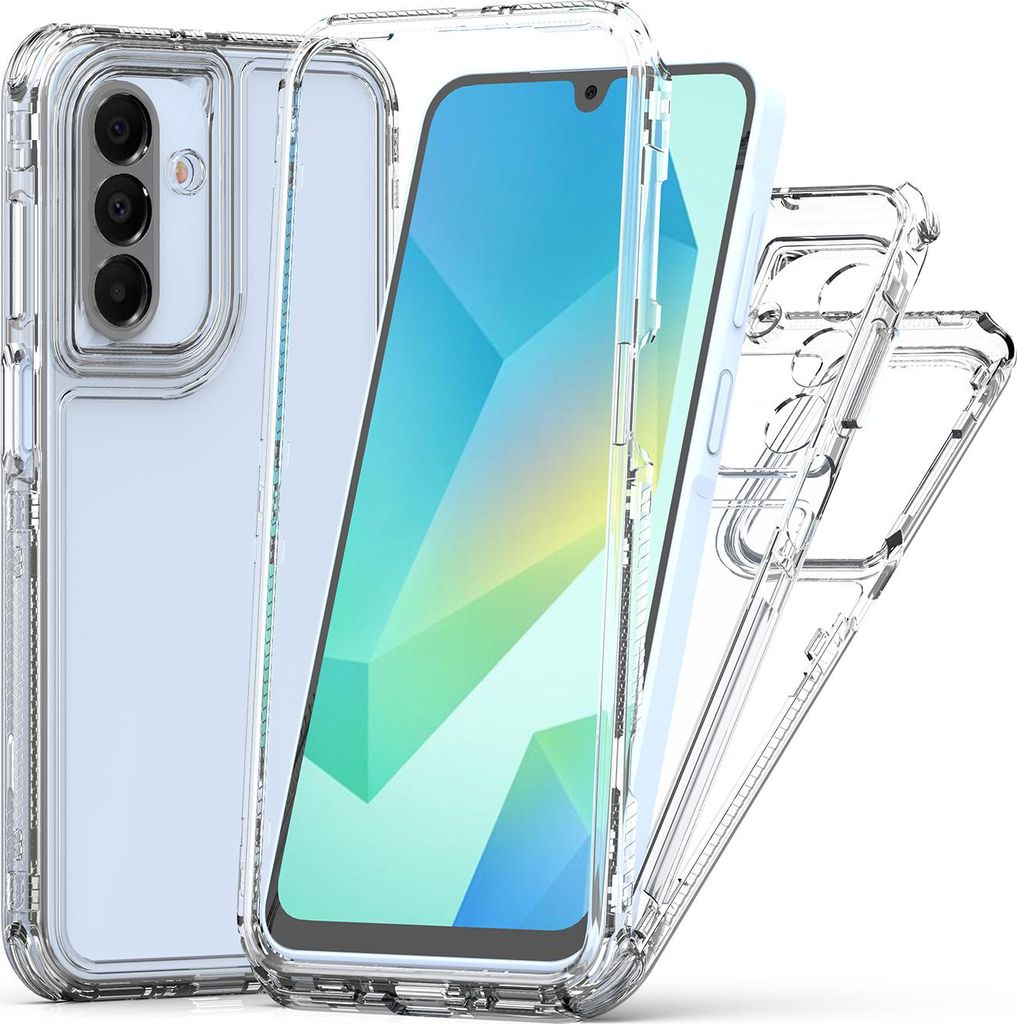 Transparente Handyhülle für Samsung Galaxy A26 Stoßfeste TPU und PC Hybrid Klar Hülle