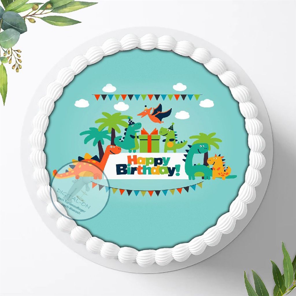 Für die Geburtstags Torte, Zuckerbild mit dem Motiv: Produktbild 