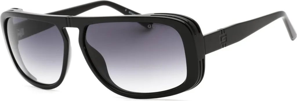 Lunettes de soleil Guess GU00082 01B - Monture Noire Style Aviateur Chic