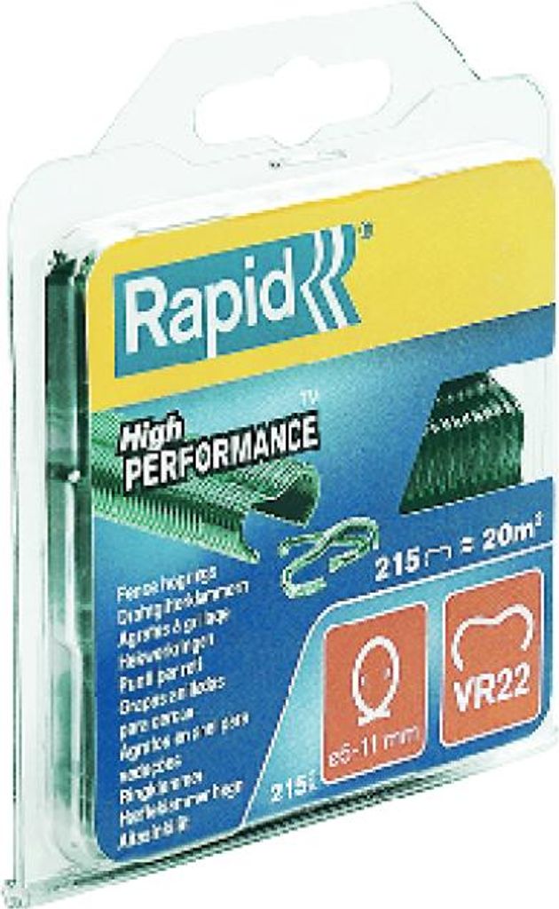Rapid VR22, Grün, Kunststoff, Stahl, 215 Stück(e) Produktbild 