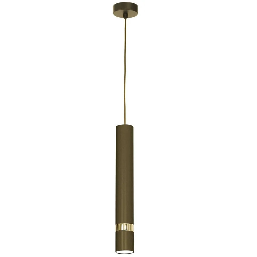 Suspension élégante Reno or titane pour moderniser un intérieur sobre