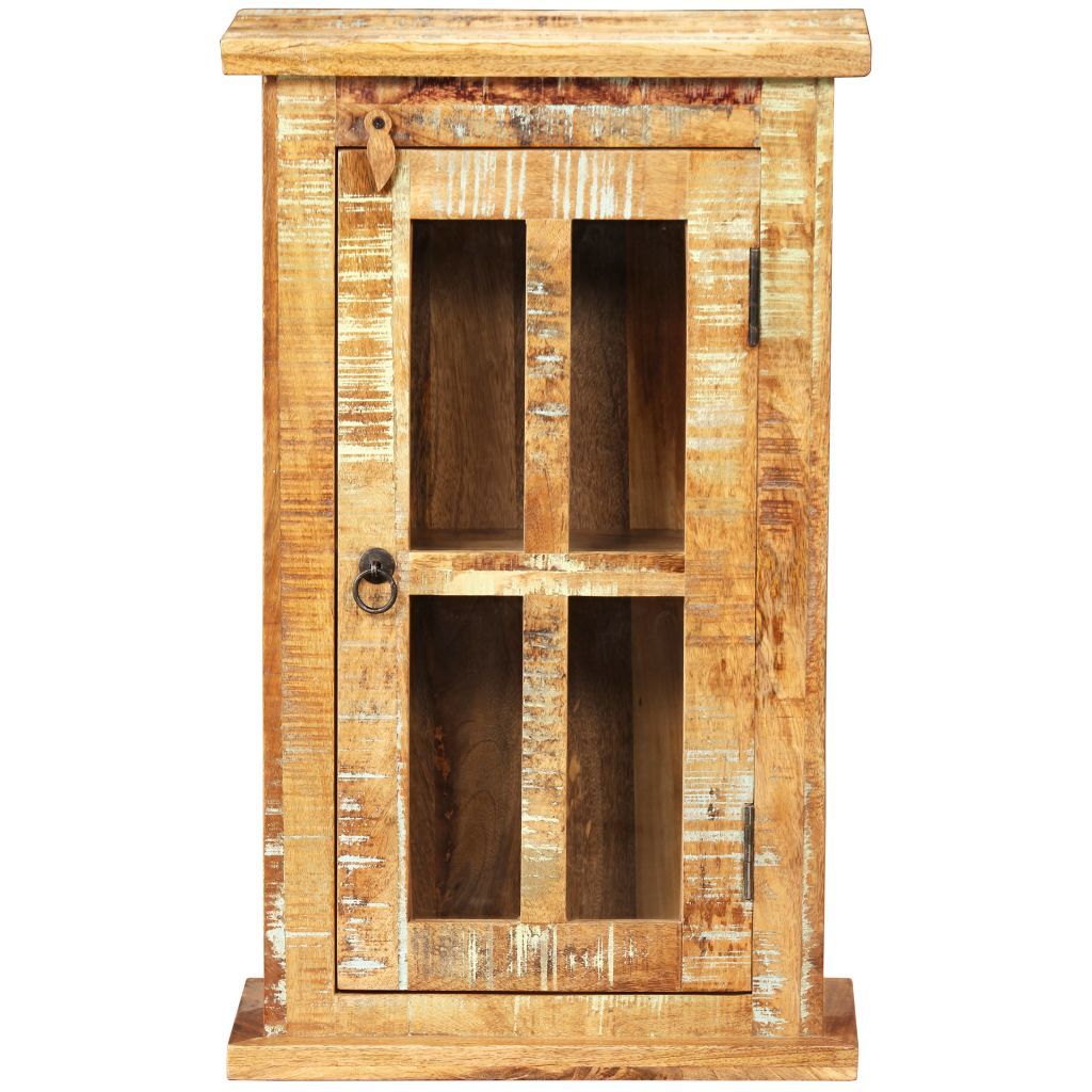 vidaXL Szafka ścienna z litego starego drewna 44x21x72 cm Zdjęcie produktu 