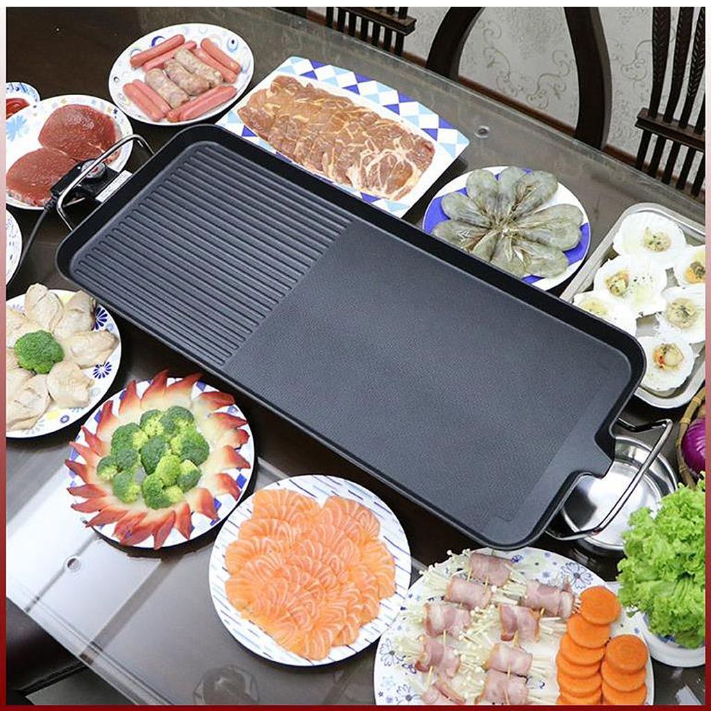 Grillplatte Antihaft-Grillschalen Campinggrill Fisch Grillen mit Griff Grillwerkzeuge für Outdoor Camping 68x28cm