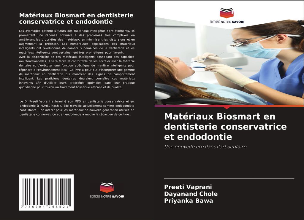 Matériaux Biosmart en dentisterie conservatrice et endodontie