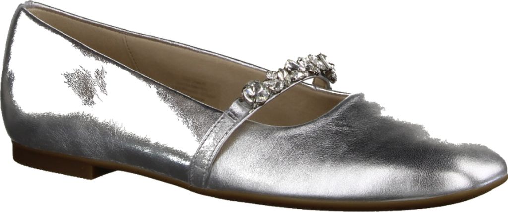 Gabor 64141-61 Damen Ballerina, Leder, Silber, Produktbild 