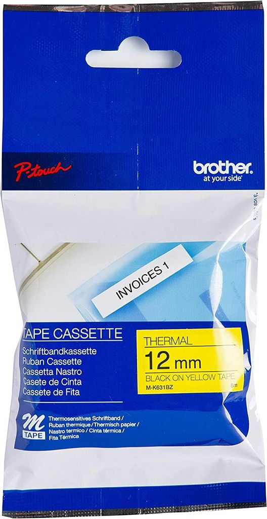 brother M Tape M K631 Schriftbandkassette Bandbreite: 12mm