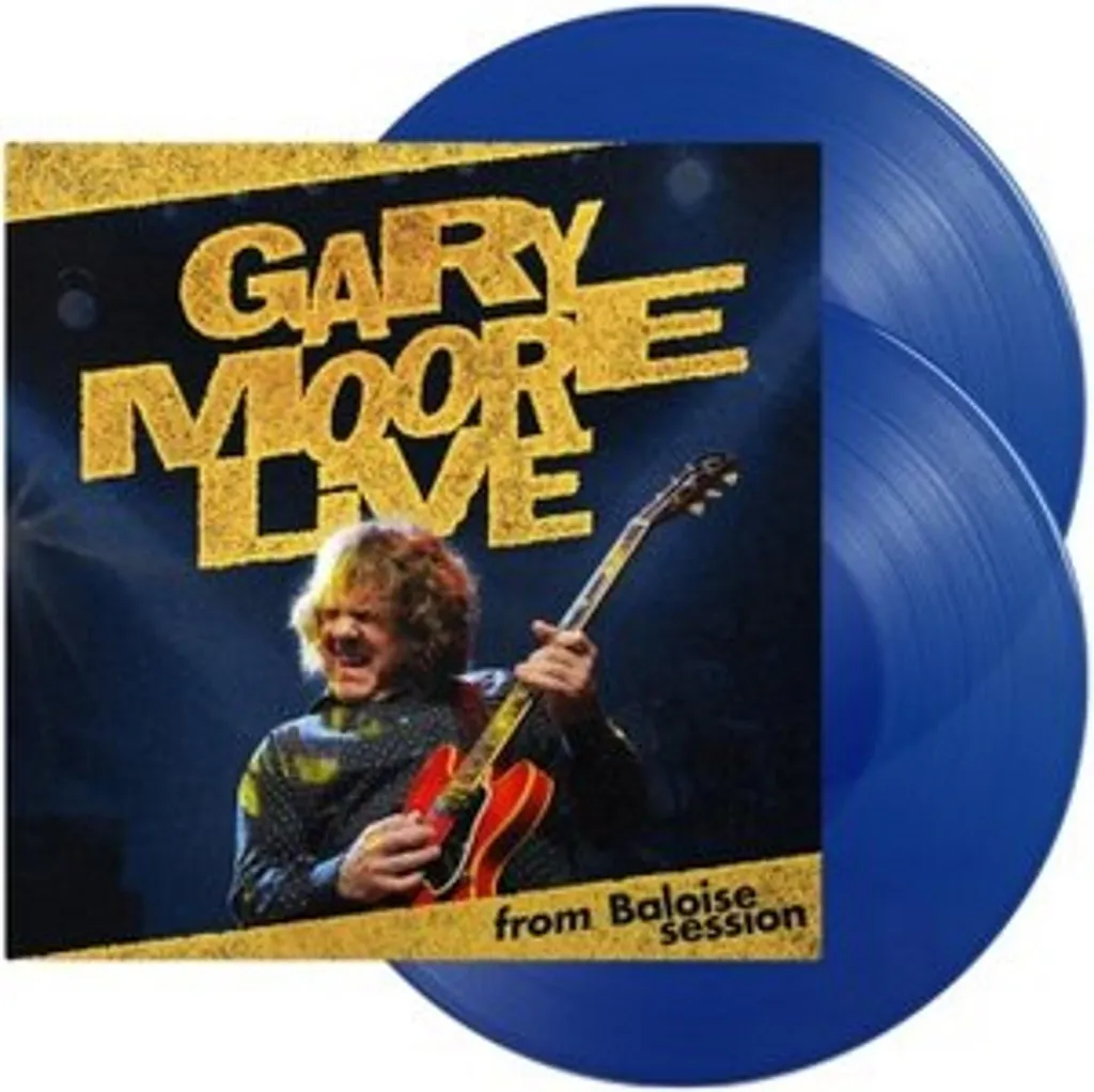 Gary Moore Live From Baloise Session Vinyle Bleu Transparent 2 LP