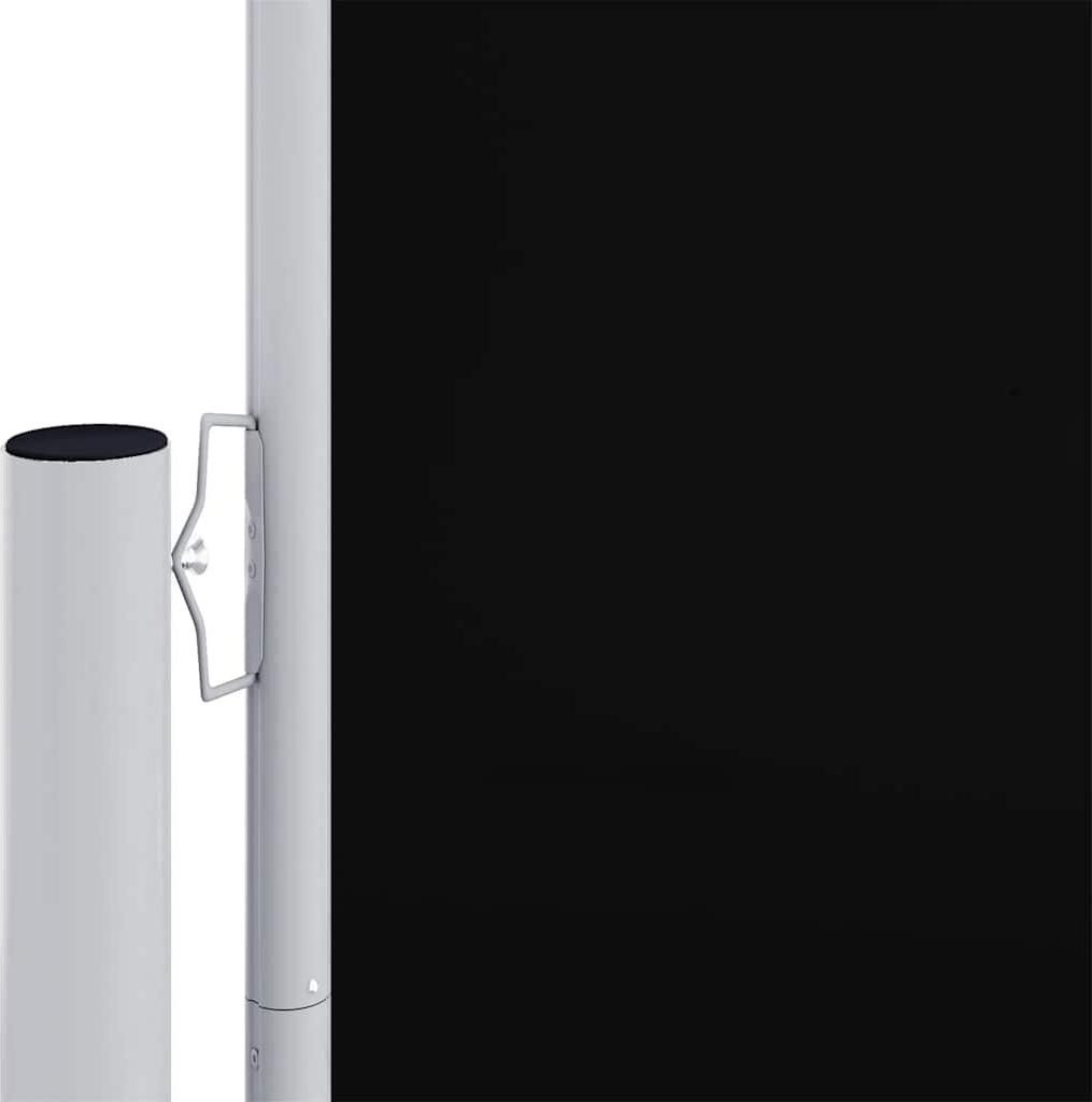 vidaXL Bočná výsuvná markíza čierna 180x1200 cm Obrázok produktu 