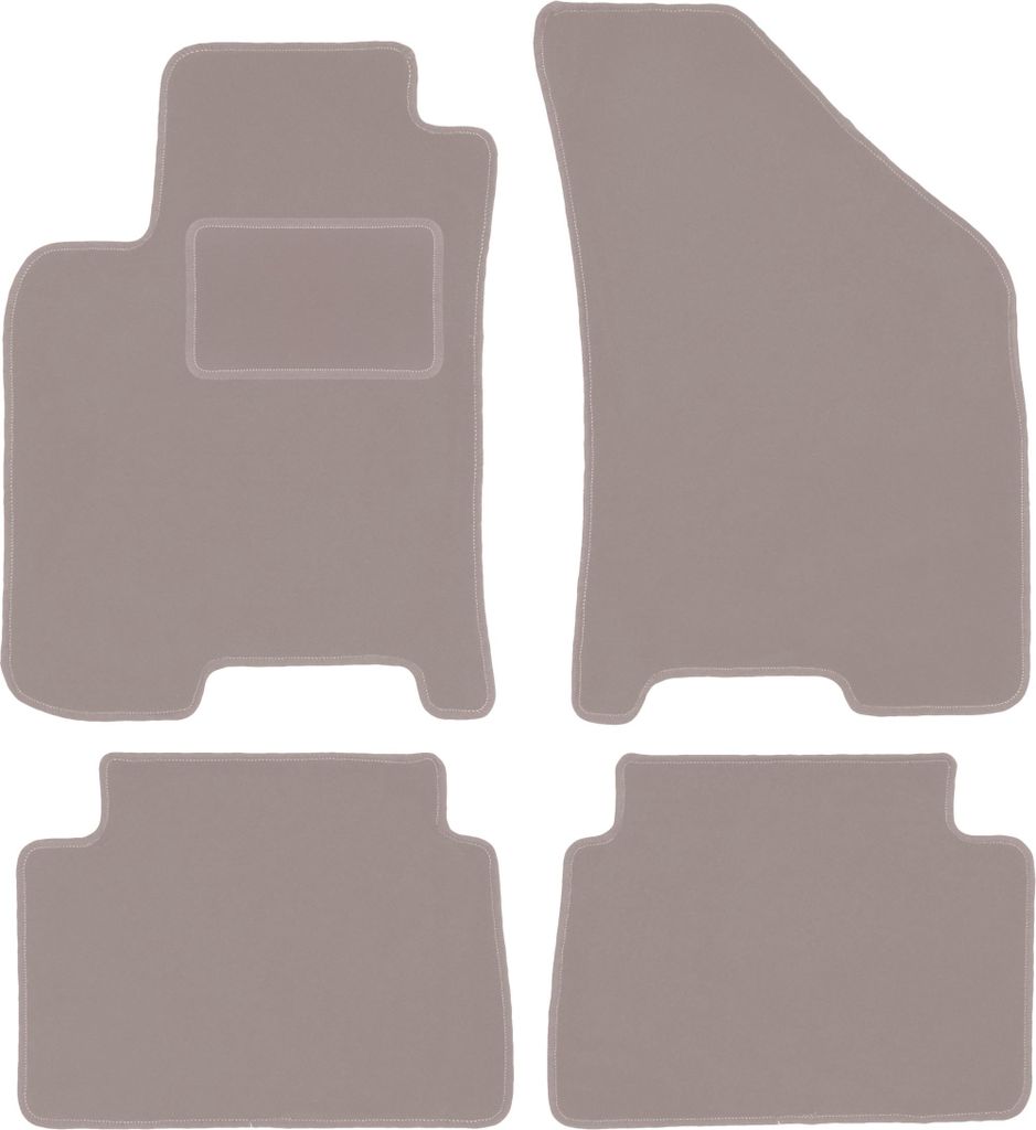 Velours-Autoteppiche für: Chevrolet Lacetti Hatchback, Limousine (2003-2012) Beige