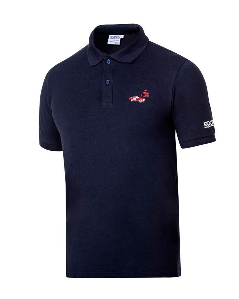 Superangebot: Sparco Targa Florio Poloshirt #P2 – Größe XS – Farbe Marineblau
