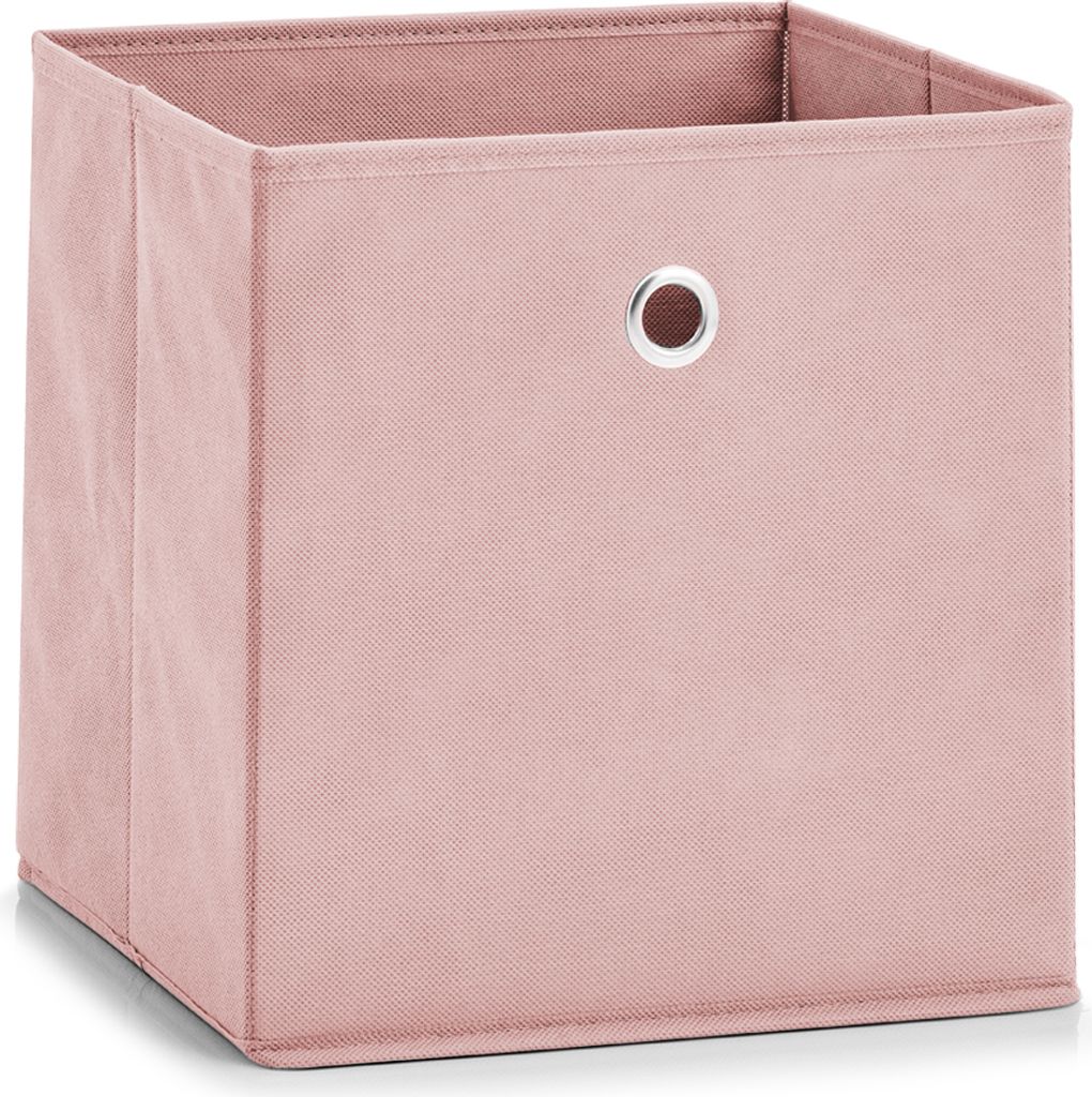 Zeller Aufbewahrungsbox Korb Vlies Rose Faltbar 28 x 28 x Produktbild 