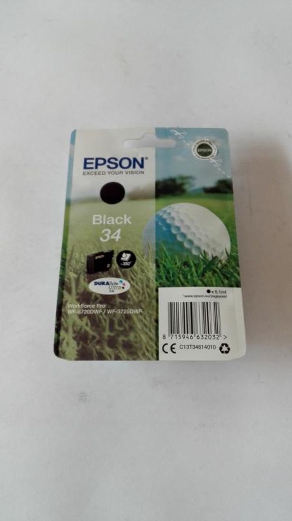 Epson Golf ball 34 Golfball DURABrite Ultra Single Black Produktbild 