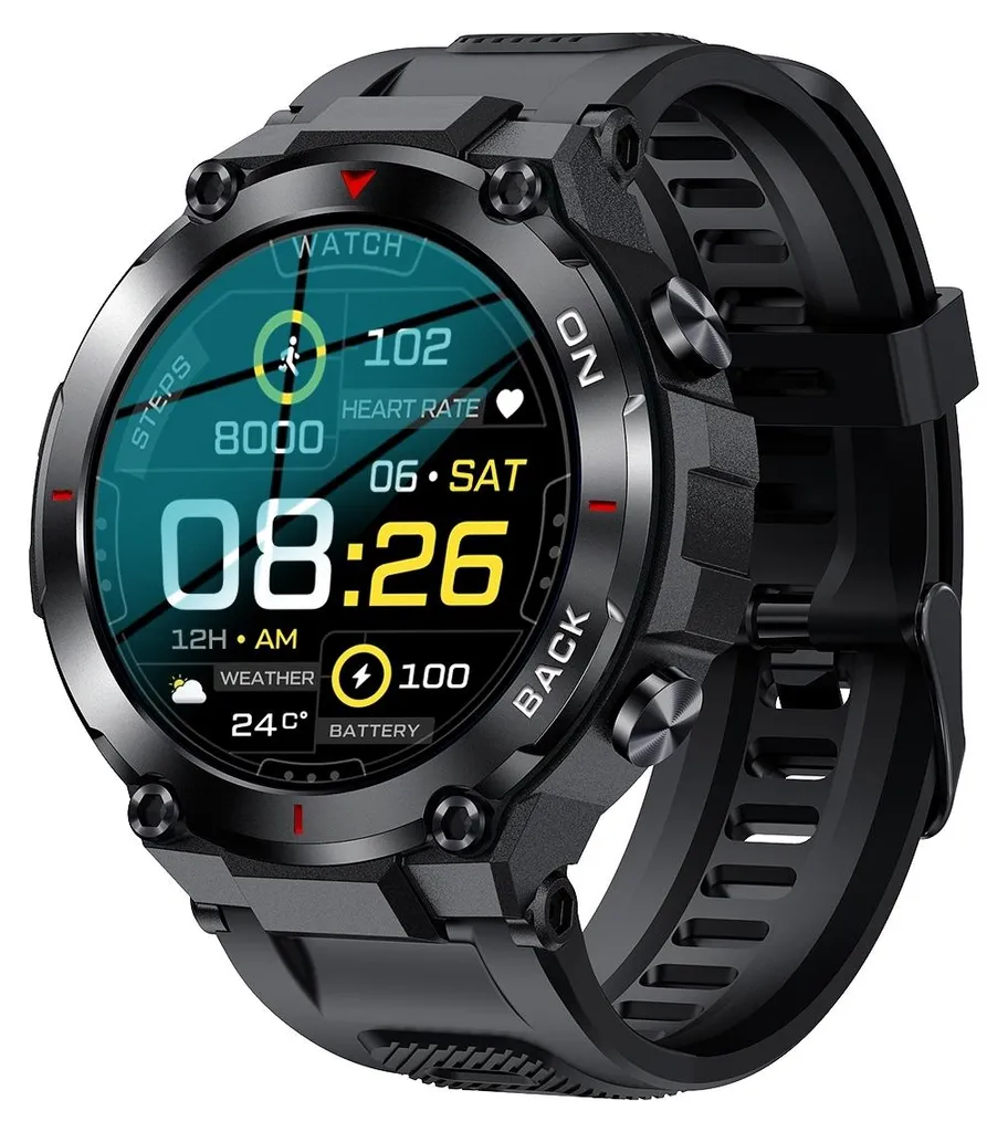 Orologio Smart Gravity Lukwiyaa Nero - Stile Minimale per Uomo