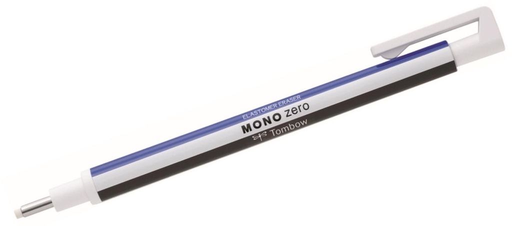 Tombow EH-KURMONO zero classic round tip biela/modrá/čierna Obrázok produktu 